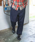 MR.OLIVE/RINSE WASH 12oz CRUNCH DEINIM / RELAX EASY PANTS ミスターオリーブ/リンスウォッシュ12ozクランチデニム/リラックスイージーパンツ